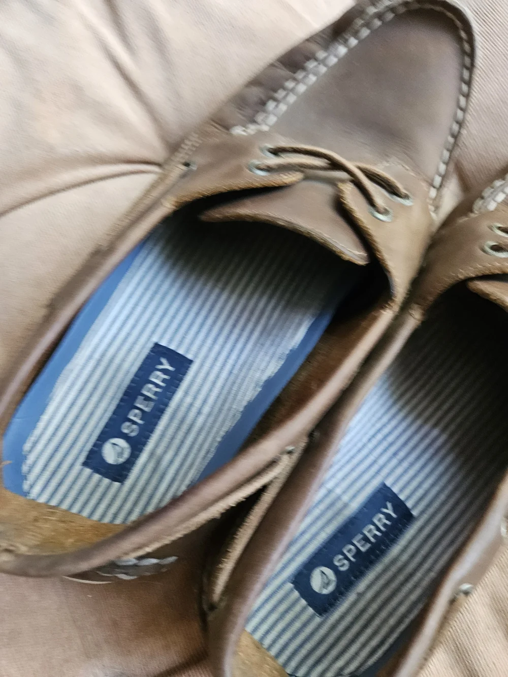 Sperry Men's Brown Leather Boat Shoes